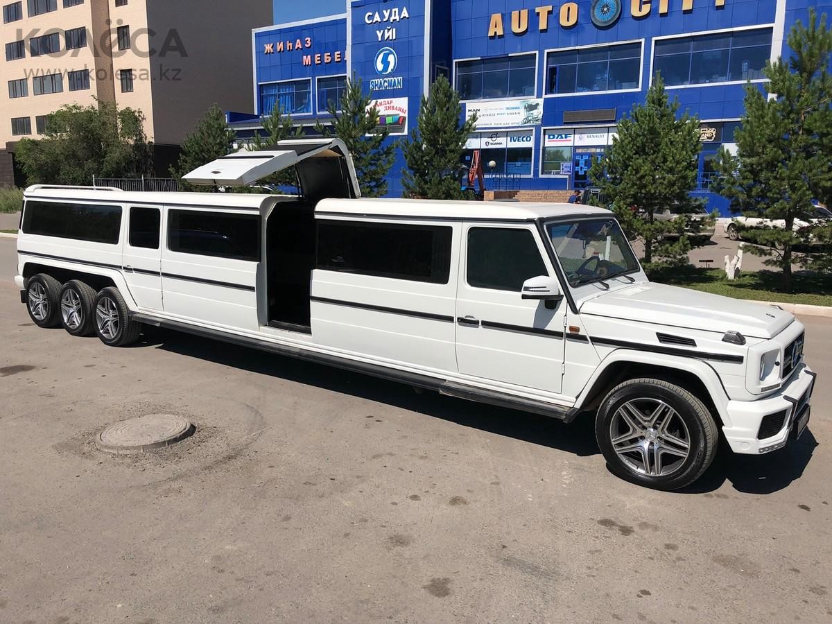 Аренда лимузина Mercedes G 500 в Альметьевске: лимузин джип на свадьбу цена  от 5500 рублей в час | REQCAR.COM